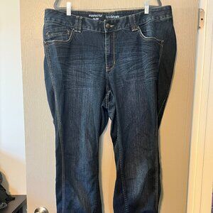 Lane Bryant Perfectly Slim Dark Wash Jeans – Size 22 – Great Condition